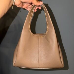 Classic Bucket Bag Faux Leather Shoulder Bag